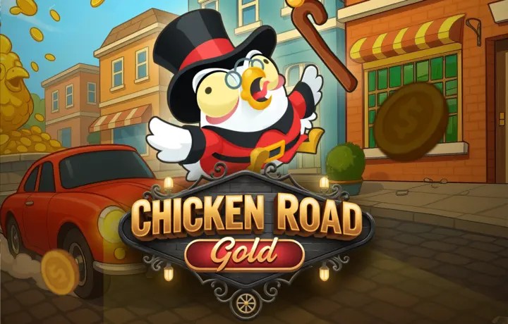 Chicken Road Gold by InOut, showcased at ccazeus.pl – game logo