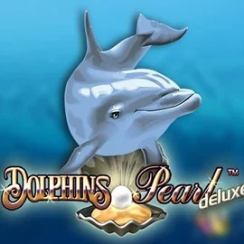 Dolphins Pearl Deluxe logo by Novomatic at Cazeus Casino