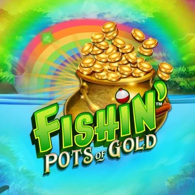 Fishin Pots Of Gold game by Gameburger Studios – logo hosted on Cazeus Casino