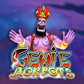 Genie Jackpots slot visual from Blueprint Gaming available on ccazeus.pl
